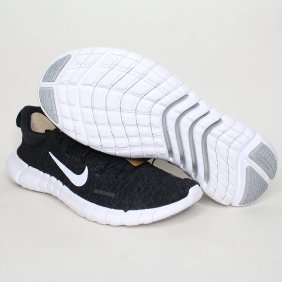 Nike Free Run 5.0 Next nature Men\'s Size 10 Black White Running Shoes CZ1884 001 main image 4